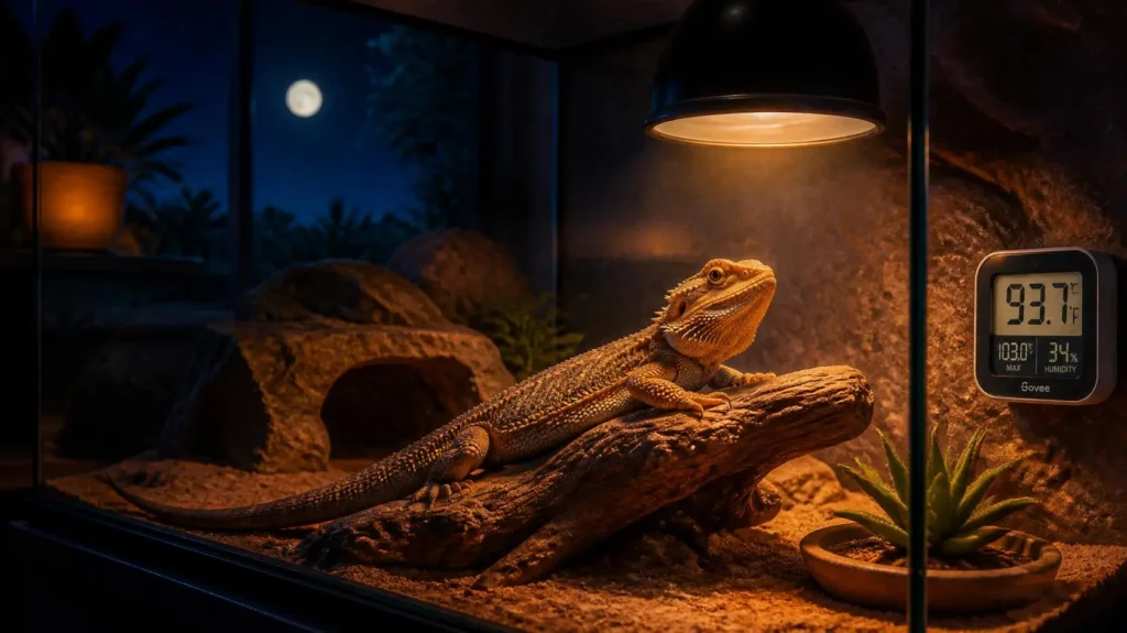 Why Does My Bearded Dragon's Tank Temperature Drop at night